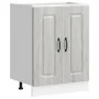 Mueble bajo para fregadero Kalmar gris sonoma 60x46x81,5 cm de , Armarios de cocina - Ref: Foro24-853443, Precio: 79,22 €, De...