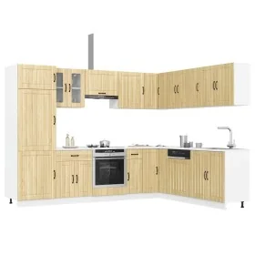 Mueble cocina Lucca roble sonoma 14 pzas madera contrachapada de , Armarios de cocina - Ref: Foro24-3314984, Precio: 989,86 €...