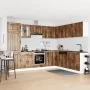 Mueble cocina Lucca roble ahumado 14 pzas madera contrachapada de , Armarios de cocina - Ref: Foro24-3314986, Precio: 1,00 €,...