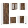 Mueble cocina Lucca roble ahumado 14 pzas madera contrachapada de , Armarios de cocina - Ref: Foro24-3314986, Precio: 1,00 €,...