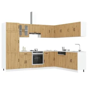 Mueble de cocina Lucca 14 piezas artesanal roble de , Armarios de cocina - Ref: Foro24-3314990, Precio: 1,00 €, Descuento: %