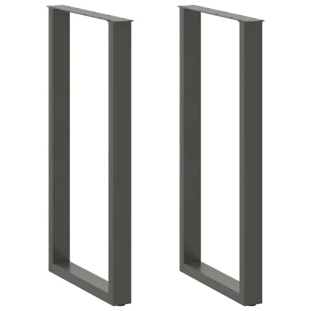Patas mesa centro forma U 2uds acero antracita 60x(110-111) cm de , Patas para mesas - Ref: Foro24-4013250, Precio: 101,70 €,...