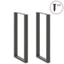 Patas mesa centro forma U 2uds acero antracita 60x(110-111) cm de , Patas para mesas - Ref: Foro24-4013250, Precio: 101,70 €,...