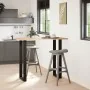 Patas de mesa de centro forma U 2uds acero negro 50x(110-111)cm by , Table legs - Ref: Foro24-4013244, Price: 138,75 €, Disco...