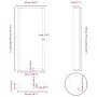 Patas de mesa de centro forma U 2uds acero negro 50x(110-111)cm by , Table legs - Ref: Foro24-4013244, Price: 138,75 €, Disco...