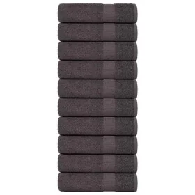 Toallas de mano 10piezas antracita 50x100cm 360gsm 100% algodón de , Toallas - Ref: Foro24-136683, Precio: 54,49 €, Descuento: %