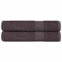 Toallas 2 uds 100% algodón antracita 100x200 cm 600 gsm de , Toallas - Ref: Foro24-136697, Precio: 40,20 €, Descuento: %