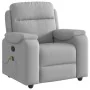 Sillón de masaje reclinable de tela gris nube de , Sillones - Ref: Foro24-4015699, Precio: 200,06 €, Descuento: %