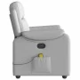 Sillón de masaje reclinable de tela gris nube de , Sillones - Ref: Foro24-4015699, Precio: 200,06 €, Descuento: %