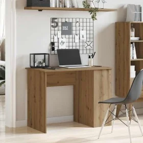 Escritorio de madera de ingeniería roble artesano 100x55x75 cm de , Escritorios - Ref: Foro24-855857, Precio: 73,16 €, Descue...