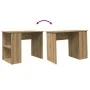 Escritorio de madera de ingeniería roble artesano 100x55x75 cm de , Escritorios - Ref: Foro24-855857, Precio: 73,16 €, Descue...
