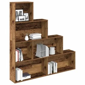 Estantería madera de ingeniería madera envejecida 157x24x160 cm by , Bookcases and shelves - Ref: Foro24-855888, Price: 110,2...
