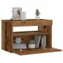 Mesilla de noche con luces LED madera vieja 60x35x40 cm de , Mesitas de noche - Ref: Foro24-3329175, Precio: 51,61 €, Descuen...