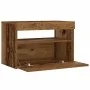Mesilla de noche con luces LED madera vieja 60x35x40 cm de , Mesitas de noche - Ref: Foro24-3329175, Precio: 51,61 €, Descuen...