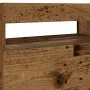 Mesilla de noche con luces LED madera vieja 60x35x40 cm de , Mesitas de noche - Ref: Foro24-3329175, Precio: 51,61 €, Descuen...