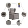 Sillón de masaje reclinable de tela gris taupé by , Armchairs - Ref: Foro24-4015673, Price: 221,91 €, Discount: %
