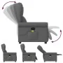 Sillón de masaje reclinable de tela gris oscuro de , Sillones - Ref: Foro24-4015667, Precio: 211,37 €, Descuento: %