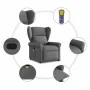 Sillón de masaje reclinable de tela gris oscuro de , Sillones - Ref: Foro24-4015667, Precio: 211,37 €, Descuento: %