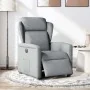 Sillón reclinable eléctrico tela gris claro de , Sillones - Ref: Foro24-3303114, Precio: 239,27 €, Descuento: %