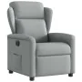 Sillón reclinable eléctrico tela gris claro de , Sillones - Ref: Foro24-3303114, Precio: 239,27 €, Descuento: %