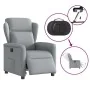 Sillón reclinable eléctrico tela gris claro de , Sillones - Ref: Foro24-3303114, Precio: 239,27 €, Descuento: %