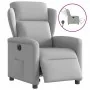 Sillón reclinable eléctrico de tela gris nube de , Sillones - Ref: Foro24-3303123, Precio: 238,93 €, Descuento: %