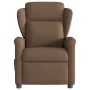 Sillón reclinable de masaje eléctrico tela marrón de , Sillones - Ref: Foro24-3303128, Precio: 255,55 €, Descuento: %