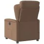 Sillón reclinable de masaje eléctrico tela marrón de , Sillones - Ref: Foro24-3303128, Precio: 255,55 €, Descuento: %