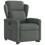 Sillón reclinable elevable de tela gris oscuro de , Sillones - Ref: Foro24-3303135, Precio: 273,17 €, Descuento: %