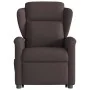 Silla de masaje reclinable de pie de tela marrón oscuro de , Sillones - Ref: Foro24-3303149, Precio: 287,53 €, Descuento: %