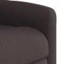 Silla de masaje reclinable de pie de tela marrón oscuro de , Sillones - Ref: Foro24-3303149, Precio: 287,53 €, Descuento: %