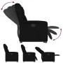 Sillón eléctrico reclinable elevable de tela negro de , Sillones - Ref: Foro24-3303156, Precio: 325,50 €, Descuento: %