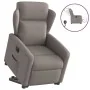 Sillón eléctrico reclinable elevable de tela gris taupe de , Sillones - Ref: Foro24-3303161, Precio: 336,95 €, Descuento: %