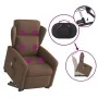 Sillón de masaje eléctrico reclinable elevable tela marrón de , Sillones - Ref: Foro24-3303168, Precio: 338,76 €, Descuento: %