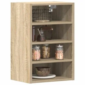 Armario colgante cocina contrachapada color roble 40x29,5x60 cm de , Armarios de cocina - Ref: Foro24-854177, Precio: 47,78 €...