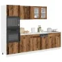 Mueble de cocina 7 piezas madera contrachapada madera vieja de , Armarios de cocina - Ref: Foro24-3328571, Precio: 551,02 €, ...