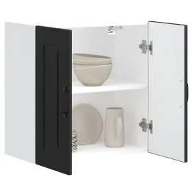 Armario de pared para cocina Kalmar madera de ingeniería negra de , Armarios de cocina - Ref: Foro24-853578, Precio: 60,68 €,...