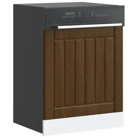 Panel para lavavajillas Lucca madera contrachapada roble marrón de , Armarios de cocina - Ref: Foro24-853904, Precio: 34,22 €...