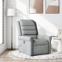 Sillón reclinable de masaje de tela gris claro de , Sillones - Ref: Foro24-4015646, Precio: 213,58 €, Descuento: %