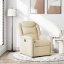Sillón reclinable de tela crema de , Sillones - Ref: Foro24-4015604, Precio: 188,63 €, Descuento: %