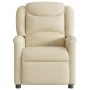 Sillón reclinable de tela crema de , Sillones - Ref: Foro24-4015604, Precio: 188,63 €, Descuento: %