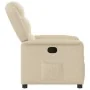 Sillón reclinable de tela crema de , Sillones - Ref: Foro24-4015604, Precio: 188,63 €, Descuento: %