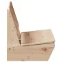 Silla de jardín madera maciza de pino 60x64x70,5 cm de , Sillas de jardín - Ref: Foro24-859307, Precio: 66,27 €, Descuento: %