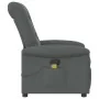 Sillón de masaje reclinable de tela gris oscuro by , Armchairs - Ref: Foro24-4015627, Price: 195,19 €, Discount: %