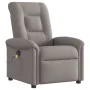 Sillón de masaje reclinable de tela gris taupé de , Sillones - Ref: Foro24-4015633, Precio: 207,41 €, Descuento: %