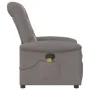 Sillón de masaje reclinable de tela gris taupé de , Sillones - Ref: Foro24-4015633, Precio: 207,41 €, Descuento: %
