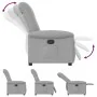 Sillón reclinable de tela gris nube de , Sillones - Ref: Foro24-4015625, Precio: 202,24 €, Descuento: %