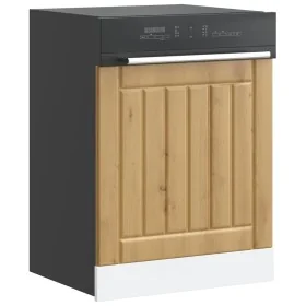 Panel lavavajillas Lucca madera contrachapada roble artesanal de , Armarios de cocina - Ref: Foro24-853906, Precio: 34,22 €, ...