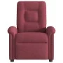 Sillón reclinable de tela rojo tinto de , Sillones - Ref: Foro24-4015619, Precio: 188,08 €, Descuento: %