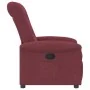 Sillón reclinable de tela rojo tinto de , Sillones - Ref: Foro24-4015619, Precio: 188,08 €, Descuento: %